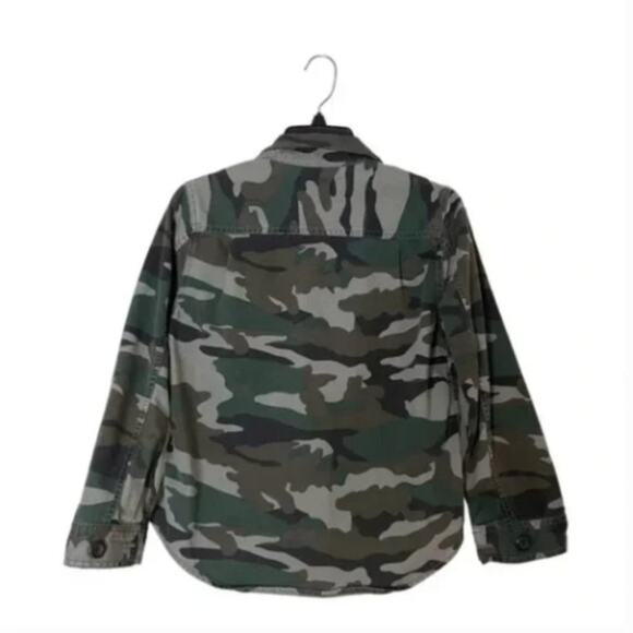 J. Crew Camouflage Button Up Utility Shirt Jacket Size Xs - Picture 6 of 6